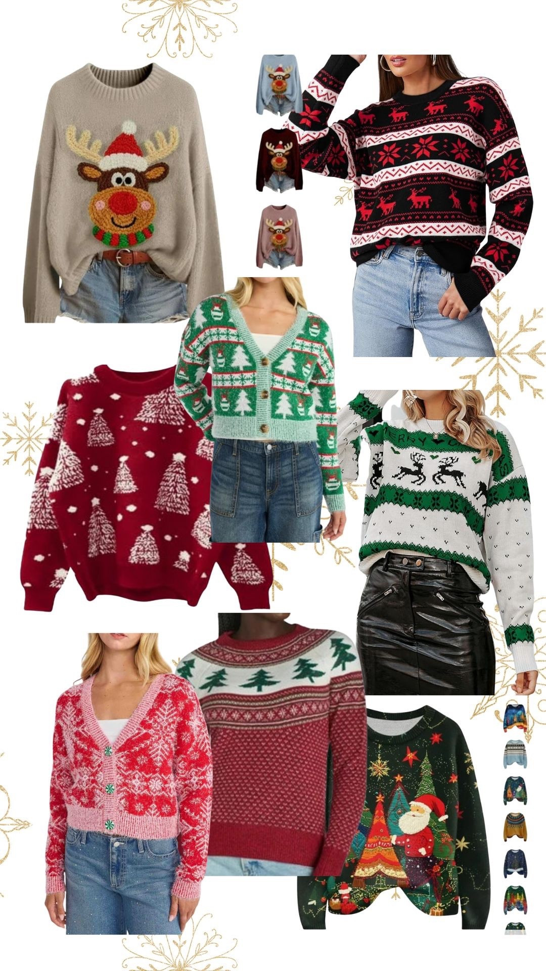 Christmas sweaters! 



#LTKFindsUnder50 #LTKHoliday #LTKSeasonal