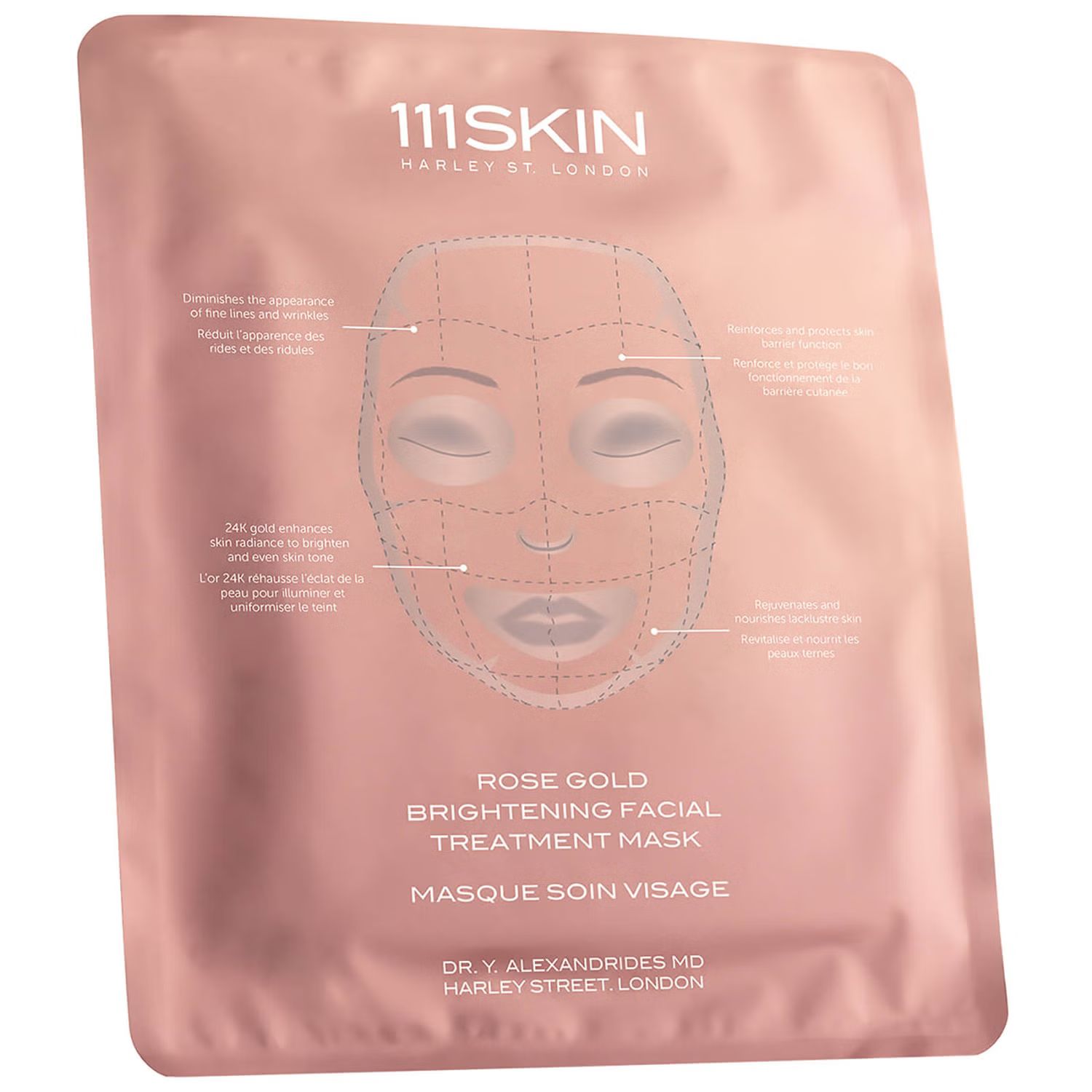 111SKIN Rose Gold Brightening Facial Treatment Mask Single 1.01 oz | Skinstore