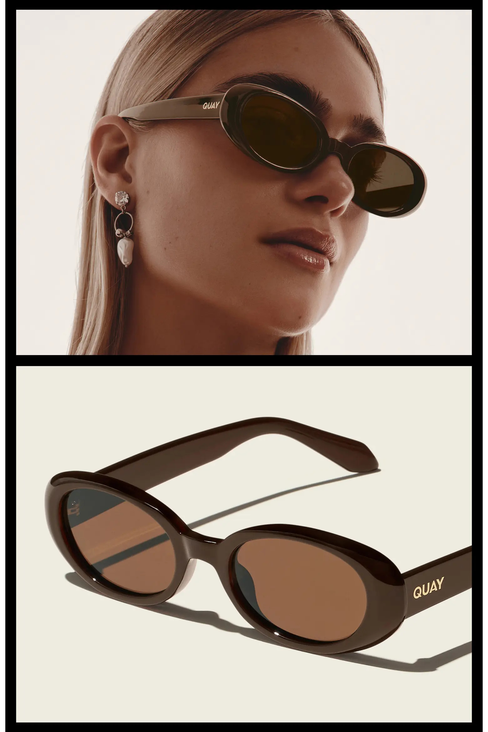 Felt Cute 52mm Gradient Small Oval Sunglasses (Women) | Nordstrom | Nordstrom