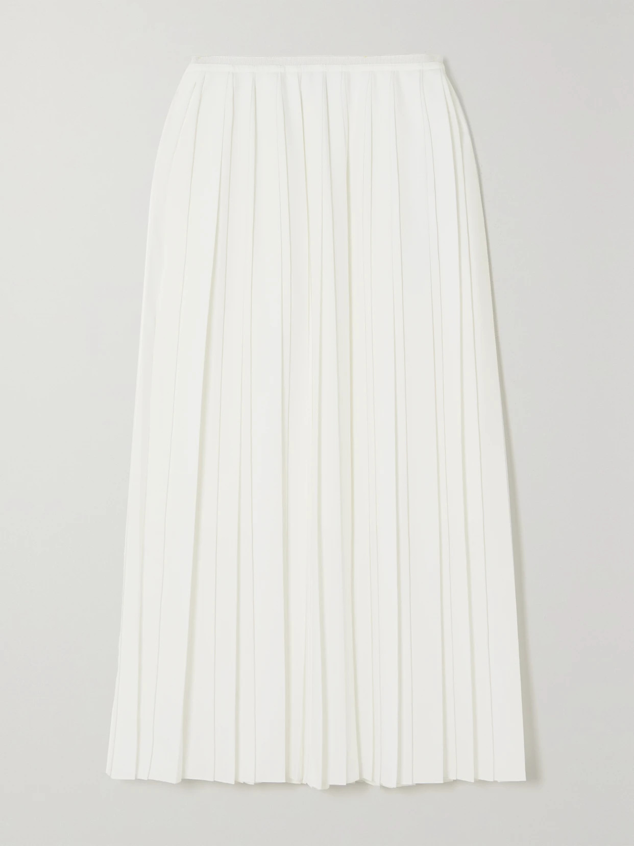 Purdey - Pleated Jersey Tennis Skirt - Ivory - x small | NET-A-PORTER APAC