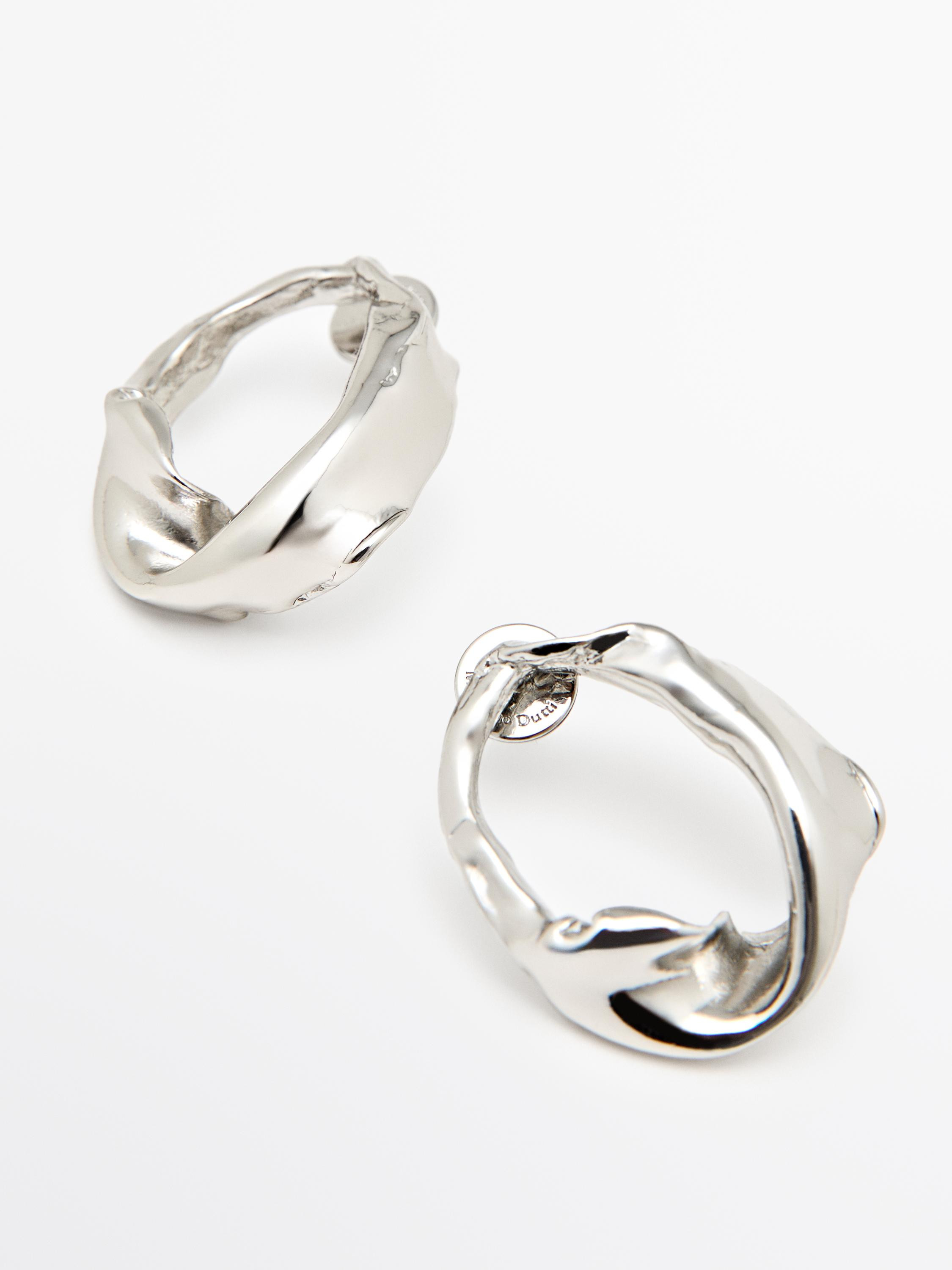 Irregular earrings | Massimo Dutti US
