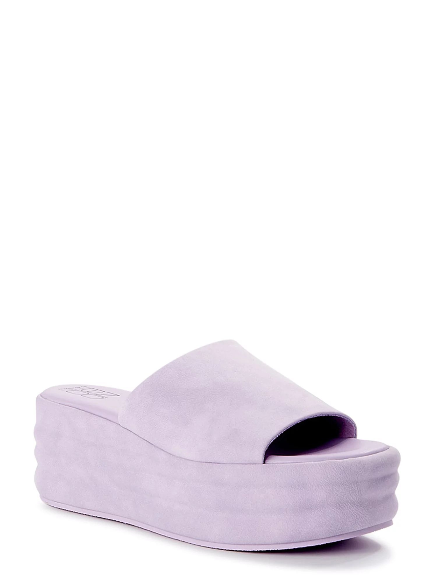 No Boundaries Women's Flatform Wedge Sandal | Walmart (US)