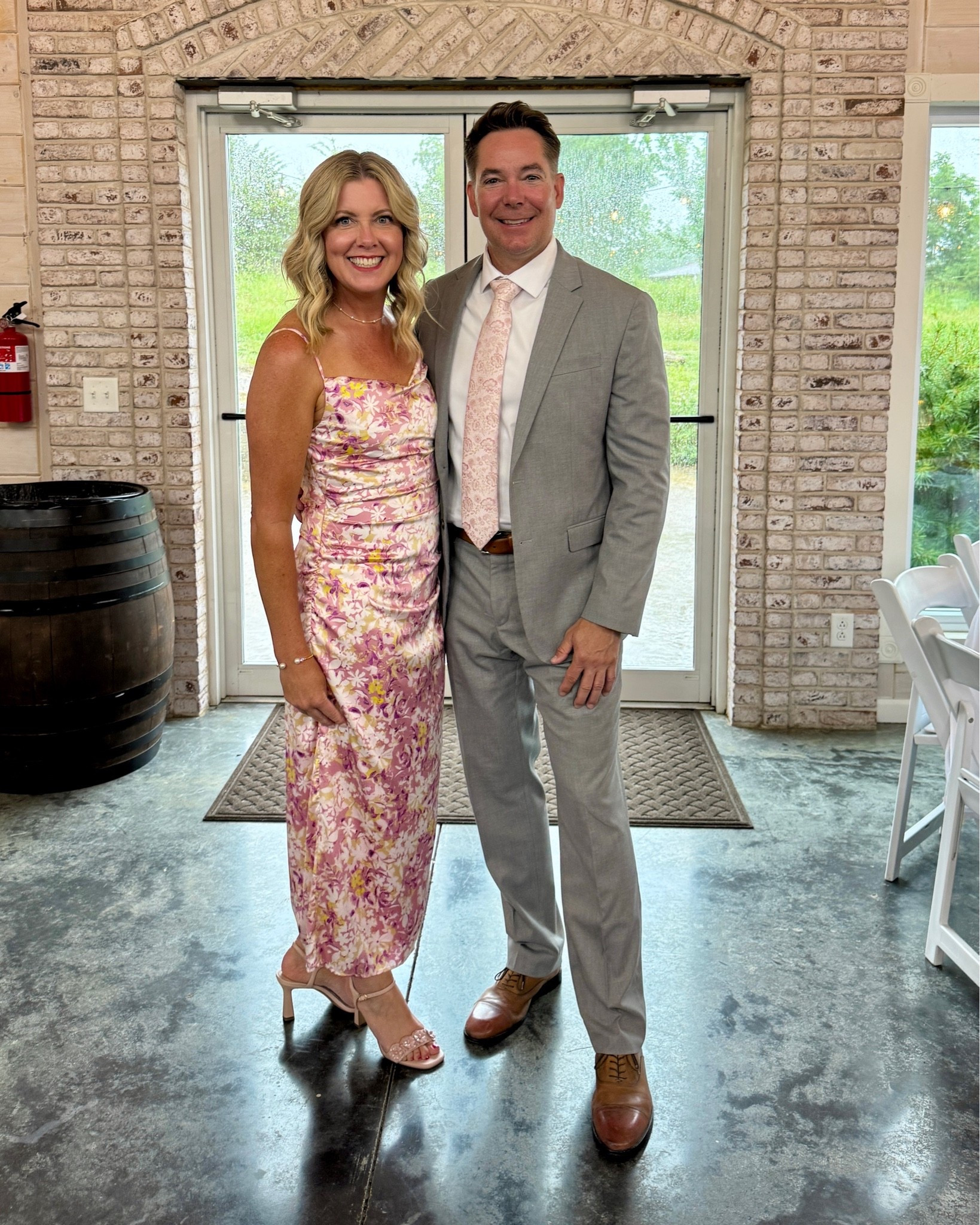 Wedding Date night look. Silky Pink Floral dress by LuLu’s for an elevated look. Matching tie for my date. 💗

#LTKgrwm #LTKWedding #LTKMens