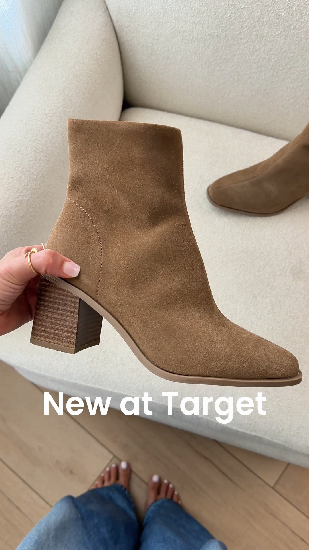 New fall shoes at Target. Fall booties. Fall style. Block heel booties. Fall outfits. Elevated casual outfits. Business casual outfits. Teacher outfits. Mom outfits. TTS for me and super chic!

#LTKgrwm #LTKootd #LTKSeasonal