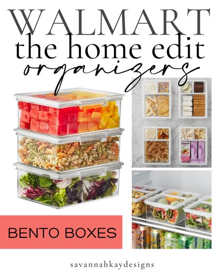 I love the Home Edit’s line @walmart and these bento boxes are so good! They are the perfect size and I love to prepack lunches or snacks on the go! #thehomeedit #walmarthome #bentoboxes #clear #storage #containers

#LTKfindsunder50 #LTKhome #LTKtravel