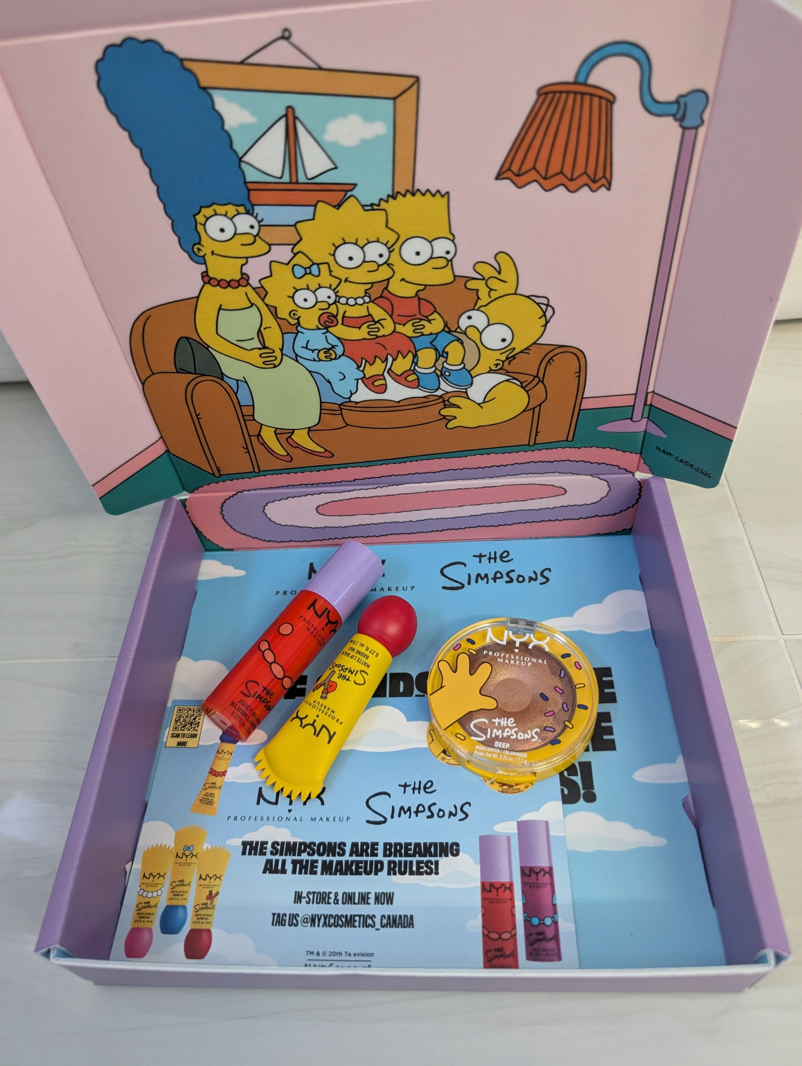 NYX limited edition Simpsons makeup, lip gloss, liquid blush, bronzer, concealer, donught, the Simpsons, NYX

#LTKbeauty #LTKsale #LTKstyletip