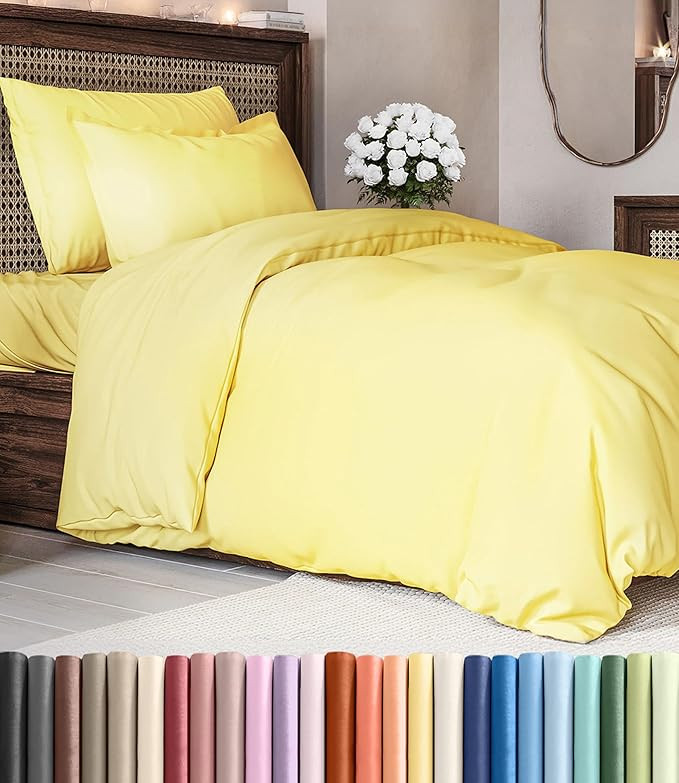 Duvet Cover Twin/Twin XL Size Set - Extra Soft Twin/Twin XL Duvet Cover 68" x 90" with 1 Pillow S... | Amazon (US)