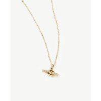 Lucy Williams Solid Gold Diamond T-Bar Pendant Necklace | 14k Solid Gold/Lab Grown Diamonds | Missoma US