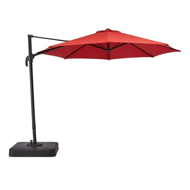 Mainstays 99" Red Octagon Offset Patio Umbrella - Walmart.com | Walmart (US)