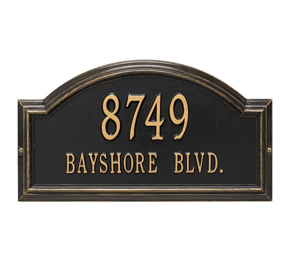 Providence Arch Lawn Address Plaques | Pottery Barn (US)