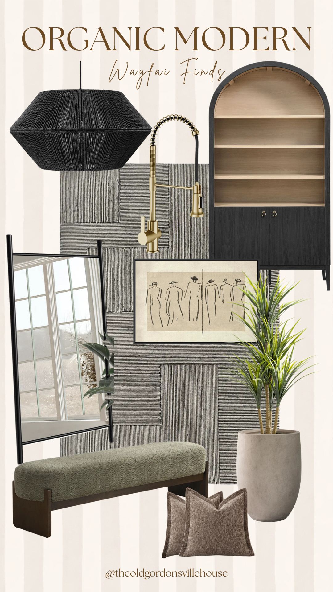 Organic Modern Home Finds
 
Wayfair, cabinet, pendant lighting, faucet, kitchen, living room, dining room, rug, mirror, wall art, bench, planter, neutral, home decor 

 #LTKHome