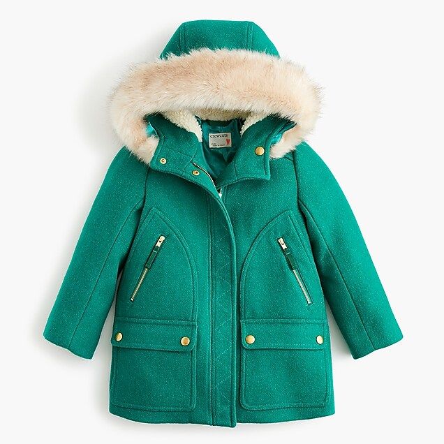 Girls' stadium-cloth Chateau parka | J.Crew US