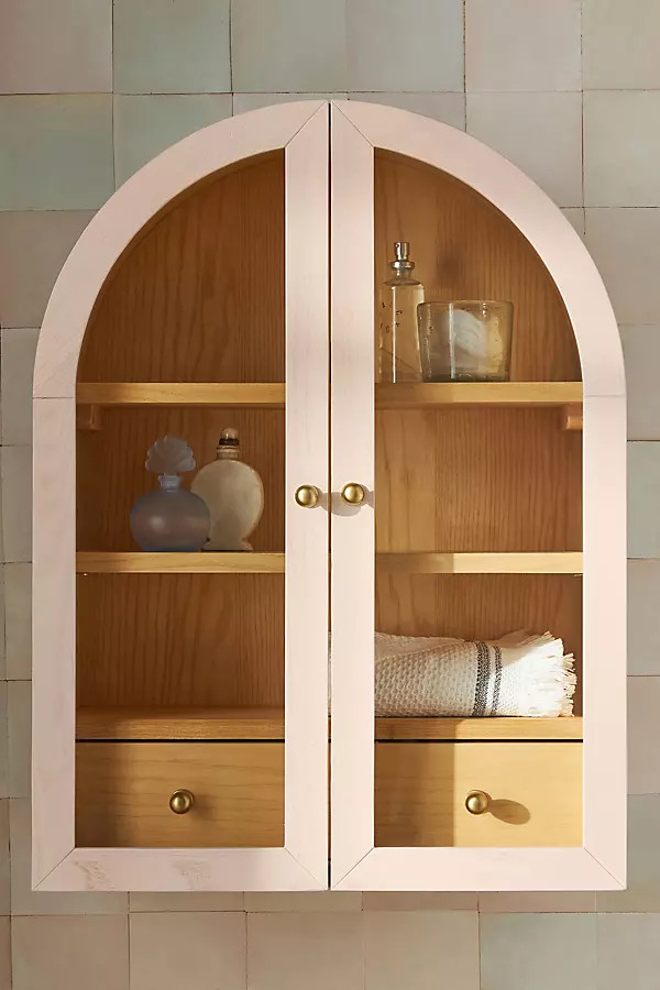 Fern Wood Arch Wall Cabinet | Anthropologie (US)
