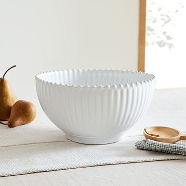 Pearl White Salad Bowl | West Elm (US)