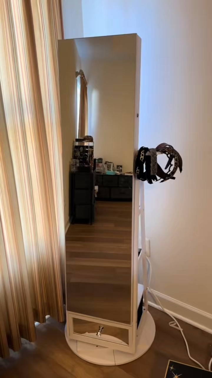 One of my favorite purchases for this home is this free standing huge jewelry stand that doubles as full size mirror! 

#LTKHome #LTKSaleAlert