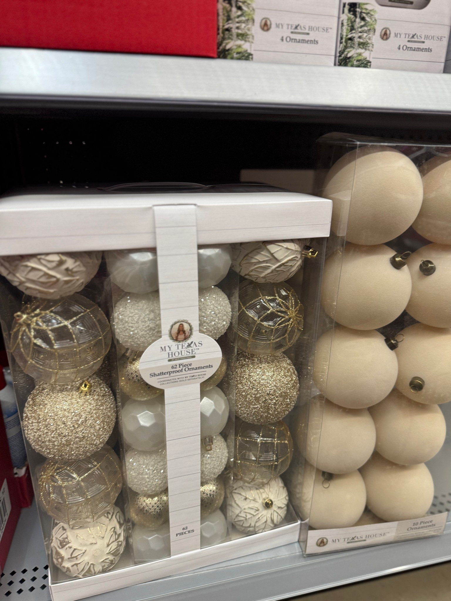 62 Count White and Gold Shatterproof Christmas Ornaments, by My Texas House

#LTKHoliday