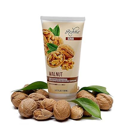 Reshma Beauty Walnut Scrub | Helps Remove Dead Skin, Hyper pigmentation and Impurities | Rich in ... | Amazon (US)