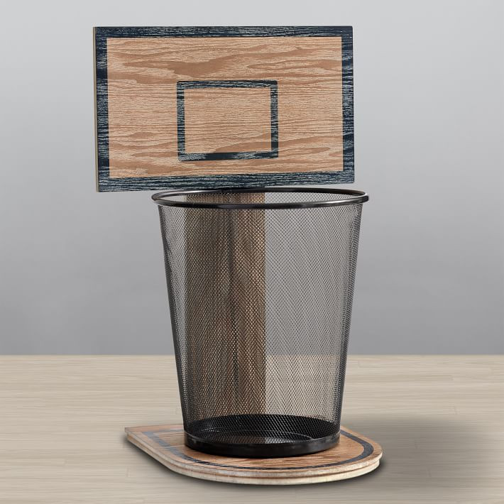 Basketball Hoop Trash Can | Pottery Barn Teen | Pottery Barn Teen