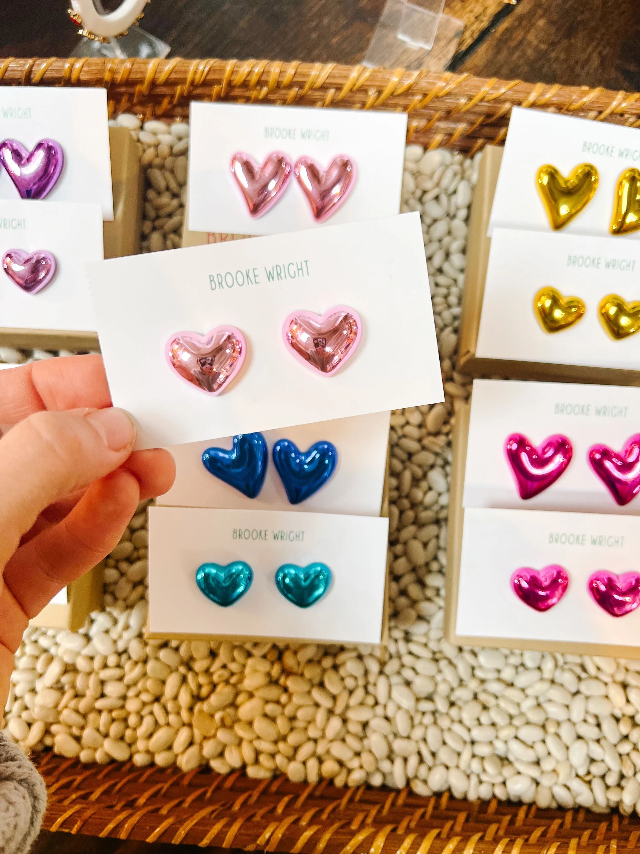 Galentine Heart Earrings | Brooke Wright Designs