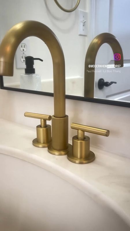 Amazon find of the day! This is the perfect brass faucet!’ 

#LTKfindsunder100 #LTKsalealert #LTKhome