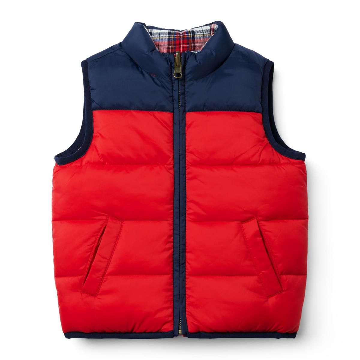 The Reversible Tartan Puffer Vest | Janie and Jack
