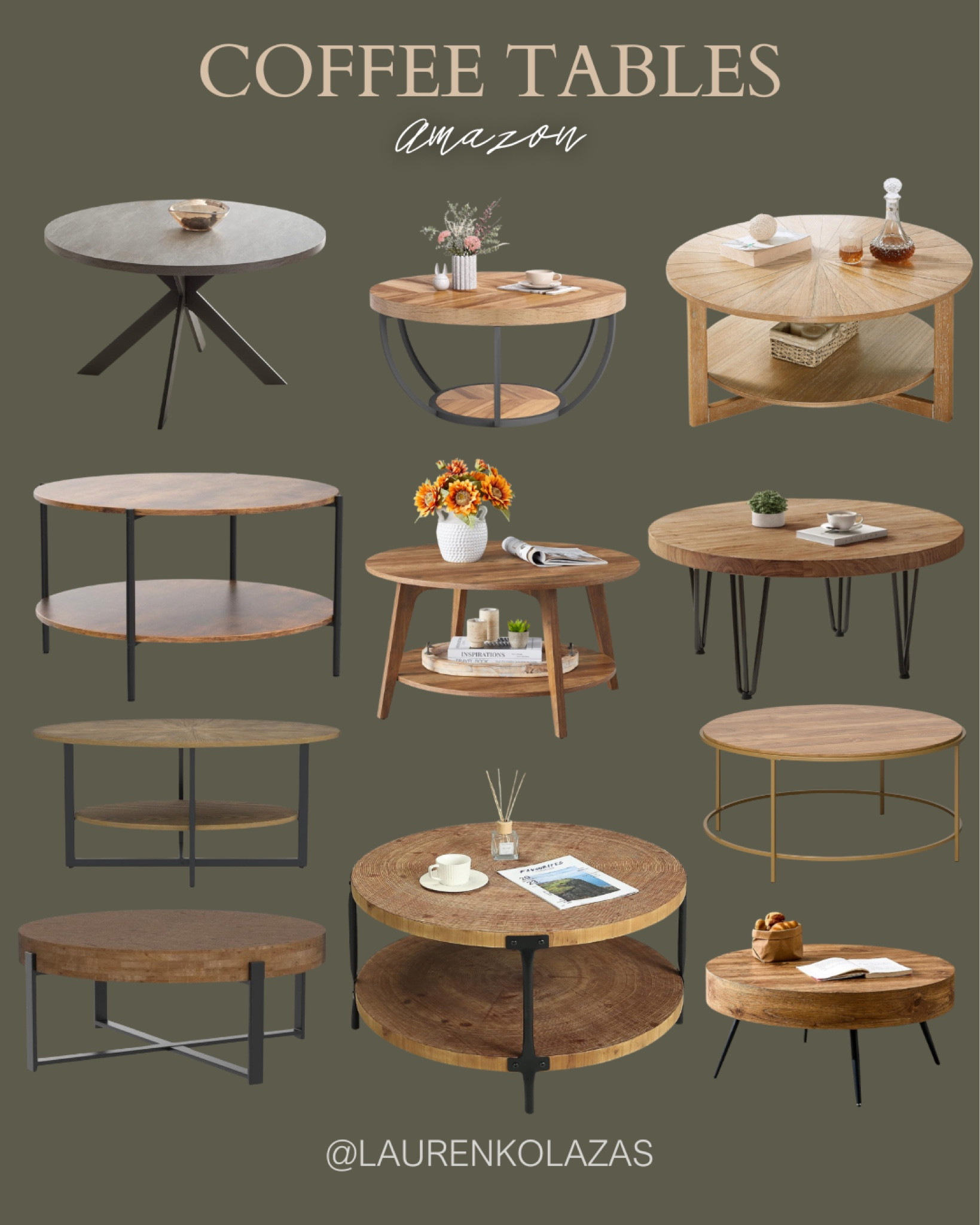 These high-quality rustic coffee tables from Amazon are the perfect addition to your living room or lounge space!
#affordablefinds #minimalistfurniture #modernhome #interiordesign

#LTKHome #LTKStyleTip #LTKSeasonal