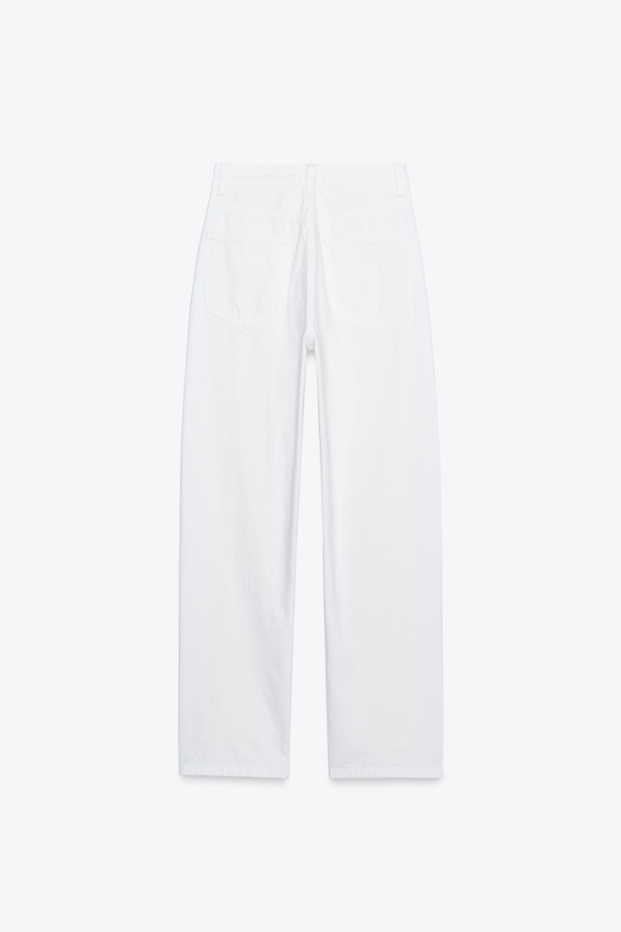 HIGH-WAISTED TRF MOM FIT JEANS | Zara US