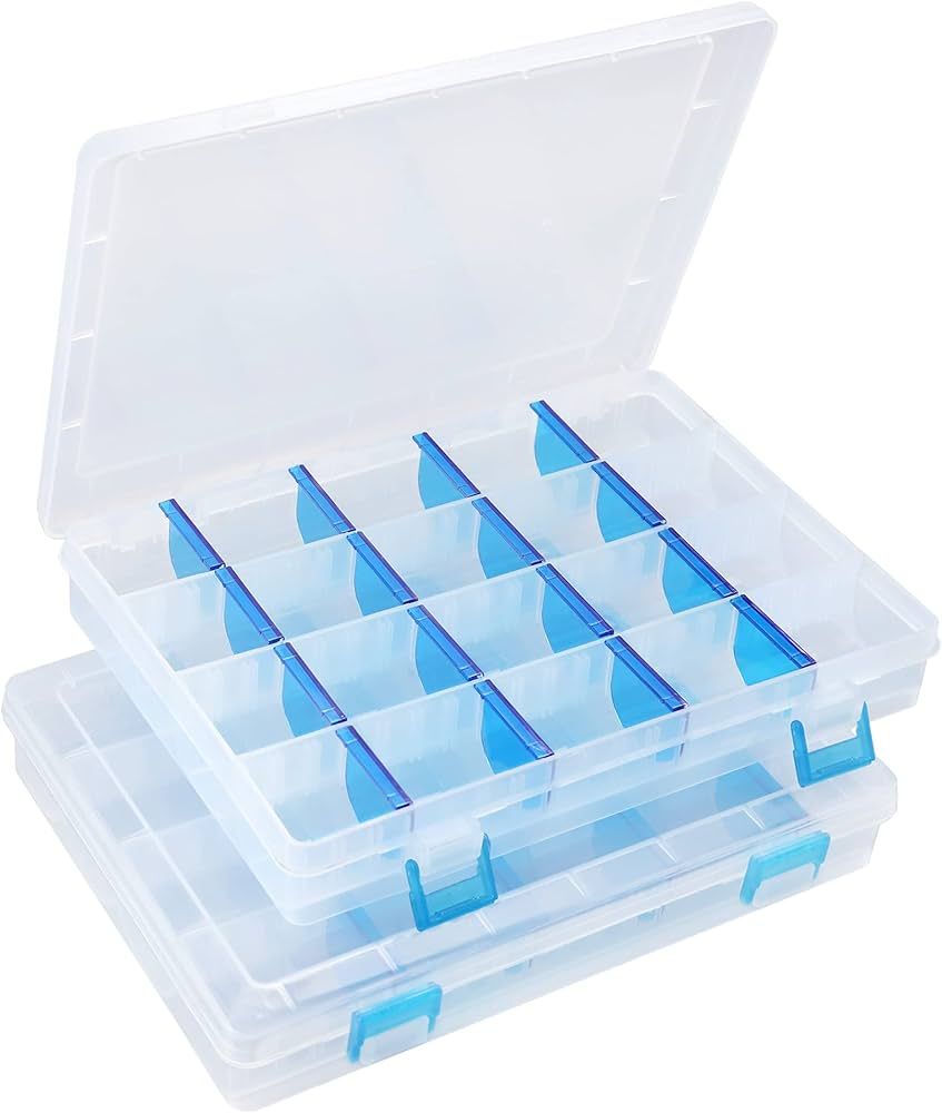 Amazon.com: Uxwuy Snackle Box Charcuterie Container Tackle Box Organizer Plastic Clear Tackle Box... | Amazon (US)