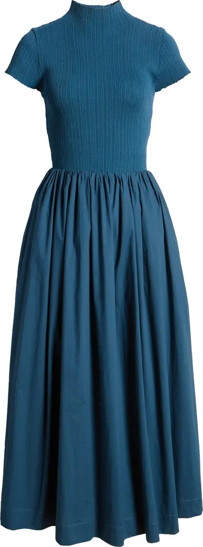 Lafayette Mixed Media Maxi Dress | Nordstrom