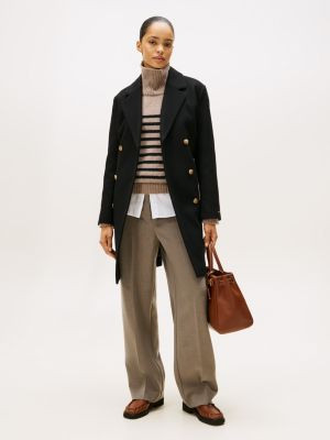 Wool-Blend Double-Breasted Coat | Tommy Hilfiger | Tommy Hilfiger (US)