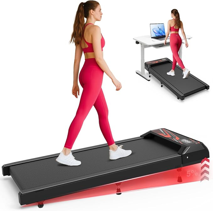 2.5HP Walking Mat with Incline pad, Under Desk Treadmill, Walking Treadmill with Remote, 3 in 1 L... | Amazon (US)