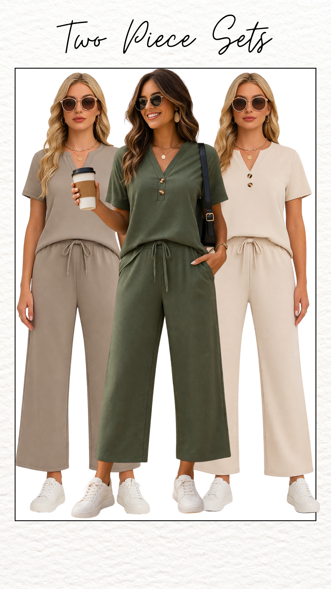 Two piece sets make everyday dressing simple, comfortable, and effortlessly stylish ✨ Relaxed fits and soft fabrics make them perfect for casual days, travel, running errands, or laid-back weekends. Easy to wear now and all year long.

#TwoPieceSet #MatchingSet #AmazonFashion #AmazonFinds #CasualOutfits #EverydayOutfit #ComfortableStyle #EffortlessStyle #TravelOutfit #AirportOutfit #LoungeSet #SpringOutfits #SummerOutfits #WeekendOutfit #MinimalStyle #NeutralOutfits 

 #LTKU #LTKSaleAlert #LTKTravel