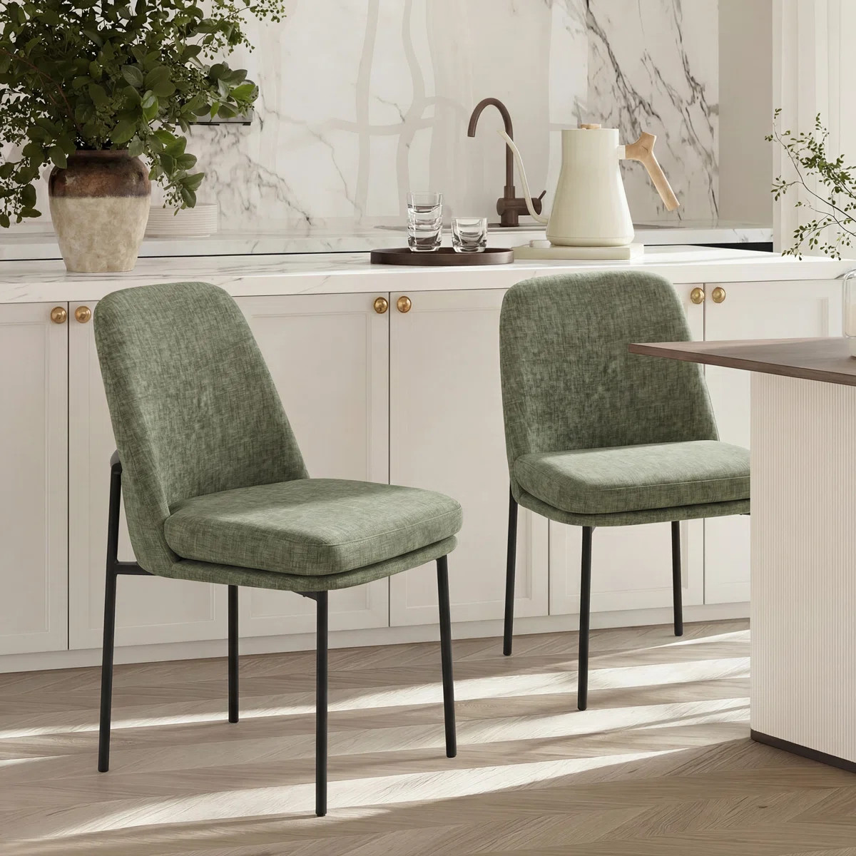 Upholstered Parsons Side Chair Dining Chair (Set of 6) | Wayfair North America