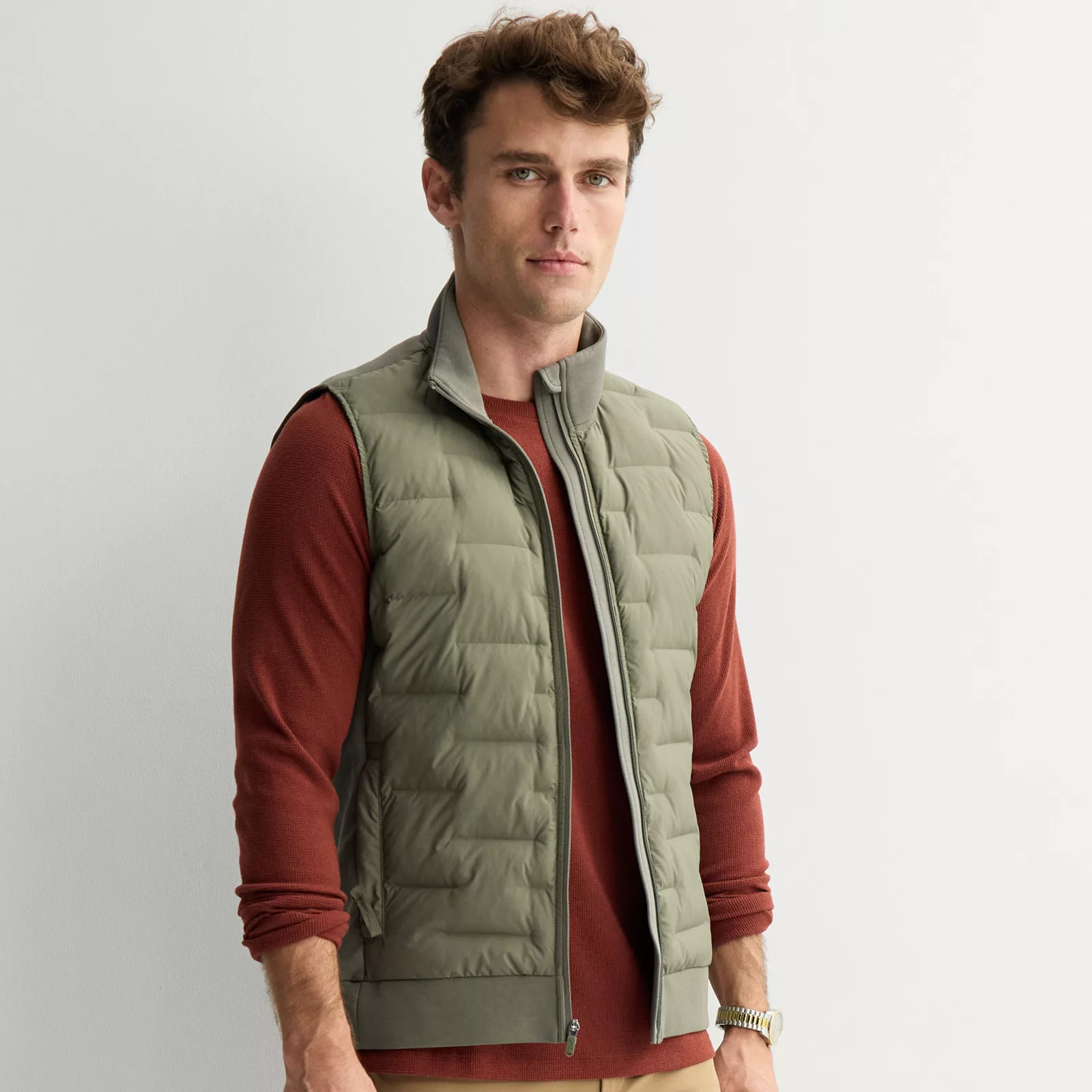 Men\u2019s FLX Mixed Media VestFLX | Kohl's