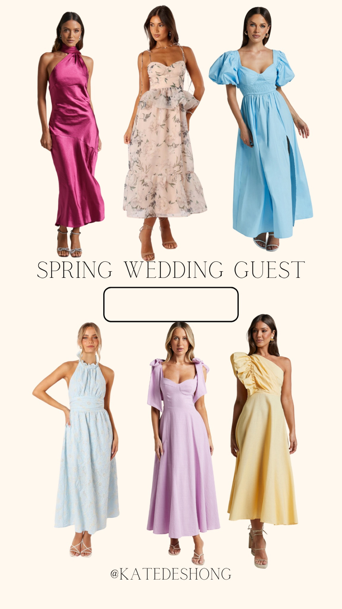Spring wedding guest picks! 

#LTKwedding #LTKSpringSale #LTKSeasonal