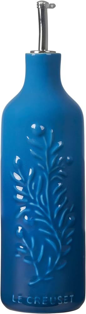 Le Creuset Olive Branch Collection Stoneware Embossed Oil Cruet, 9" tall, Marseille | Amazon (US)