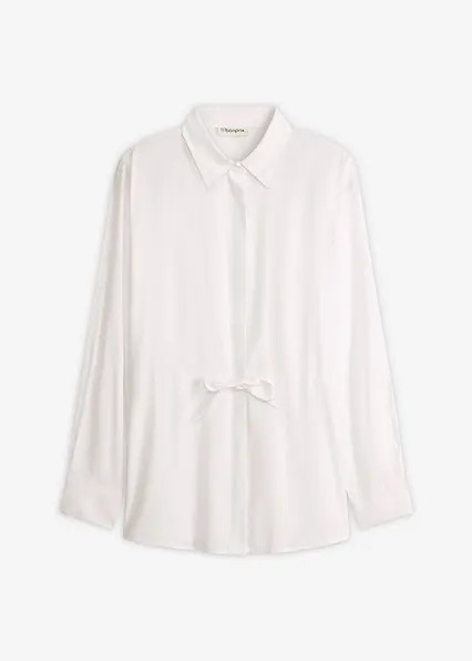 Popelinebluse mit eingelegten Falten | Bonprix DE