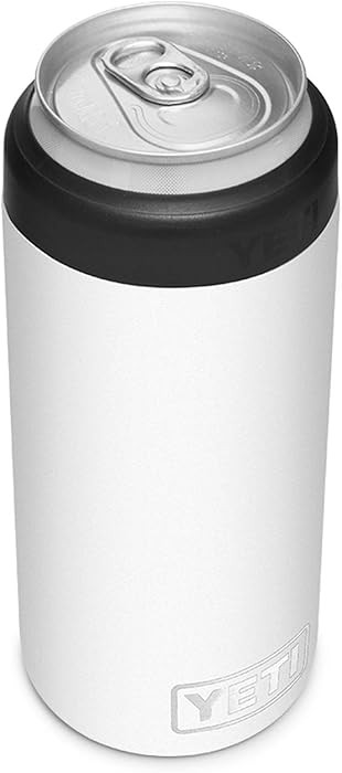 YETI Rambler 12 oz. Colster Slim Can Insulator for the Slim Hard Seltzer Cans, White | Amazon (US)