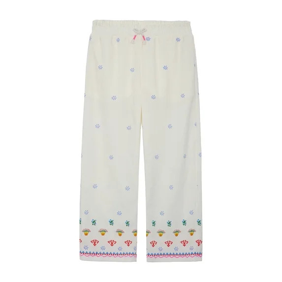 Wonder Nation Girls Smocked Waist Pant, Sizes 4-18 & Plus | Walmart (US)