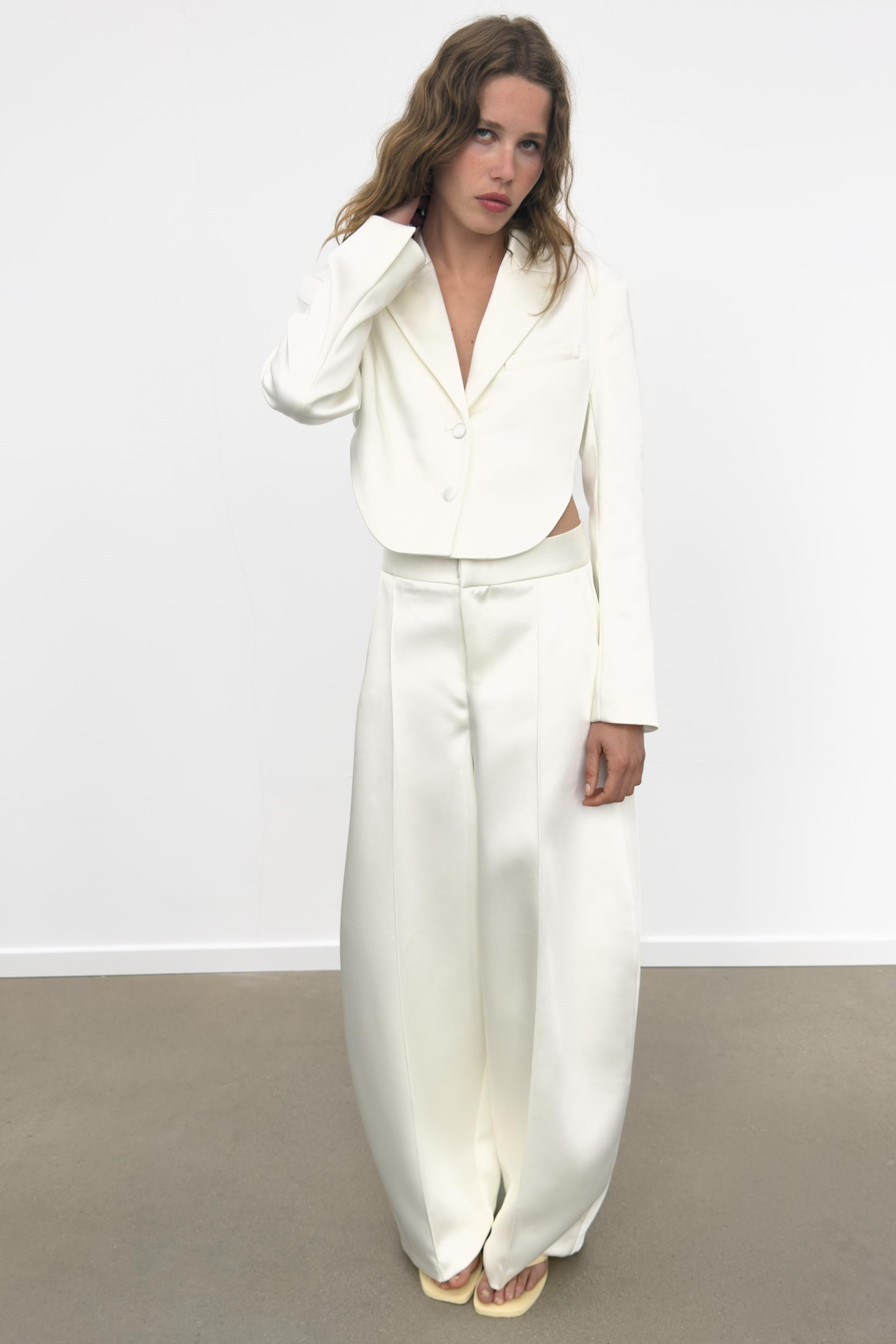 SATIN BALLOON TROUSERS | Zara NL