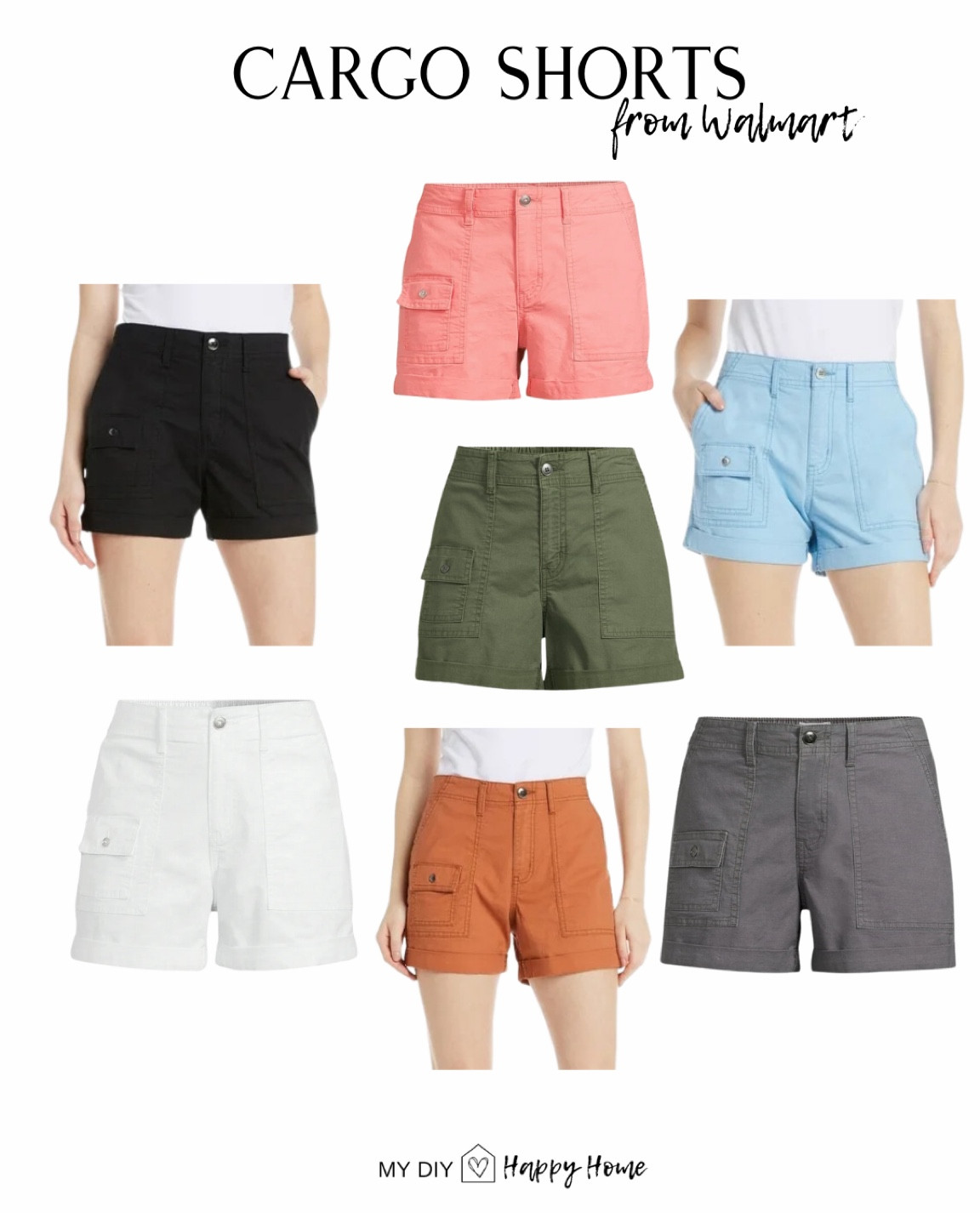 Cargo shorts just $16.98! 
4”’inseam with cuffed hem 
Sizes 2-20
7 color options 
Elastic waist in the back
Belt loops 



#shorts #womensshorts #summerfashion #walmart #walmartfashion 

#LTKmidsize #LTKSeasonal #LTKover40