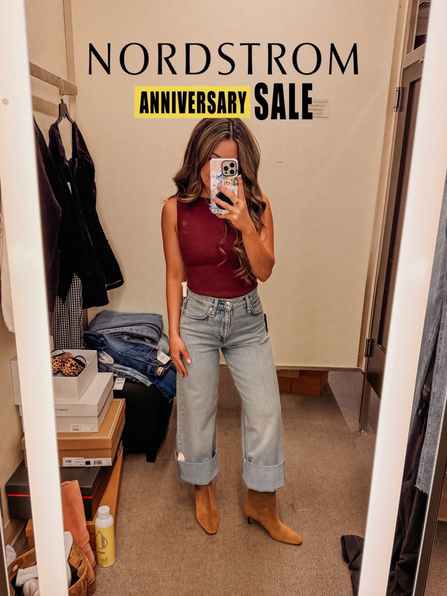 Nordstrom sale top denim pick!! Loved these cropped cuffed jeans! Run TTS. Top is ribbed an a great basic. Wearing xs. Boots run TTS.

Nordstrom anniversary sale
Denim
Fall outfit



#LTKFindsUnder100 #LTKSaleAlert #LTKStyleTip