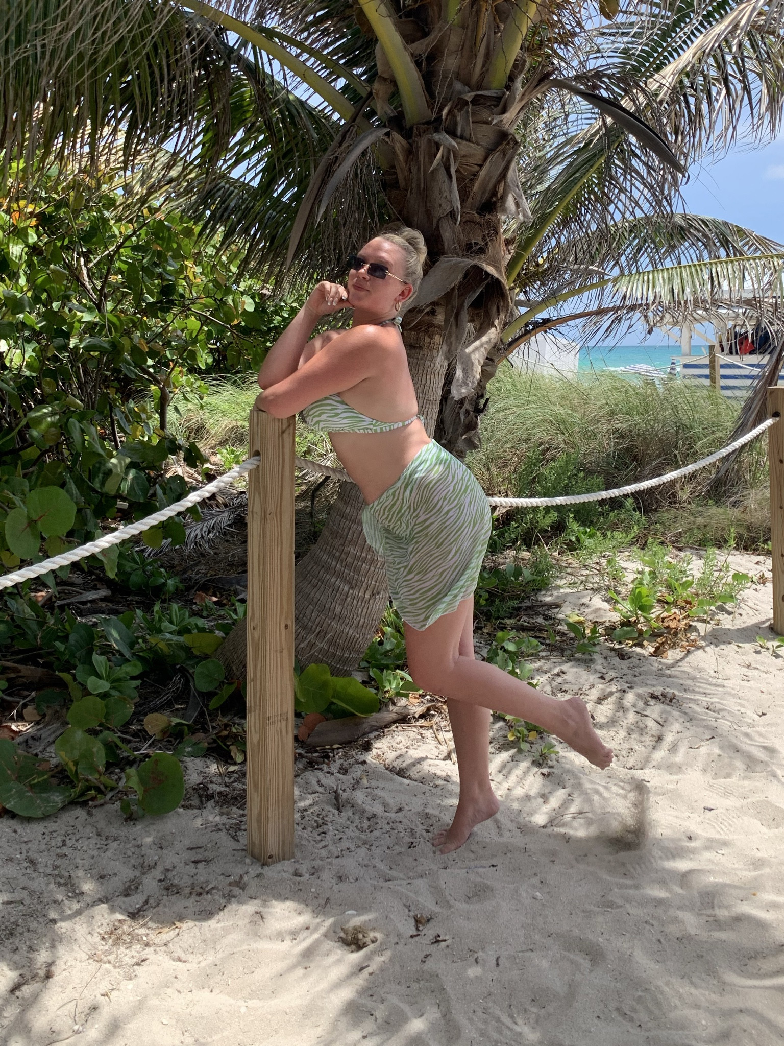Green zebra bikini with skirt 💚
This is the perfect go to bikini between the pool and beach. 
Beach - bikini - green bikini - zebra print - beach essentials - shein finds - affordable 

#LTKtravel #LTKswim #LTKfindsunder50