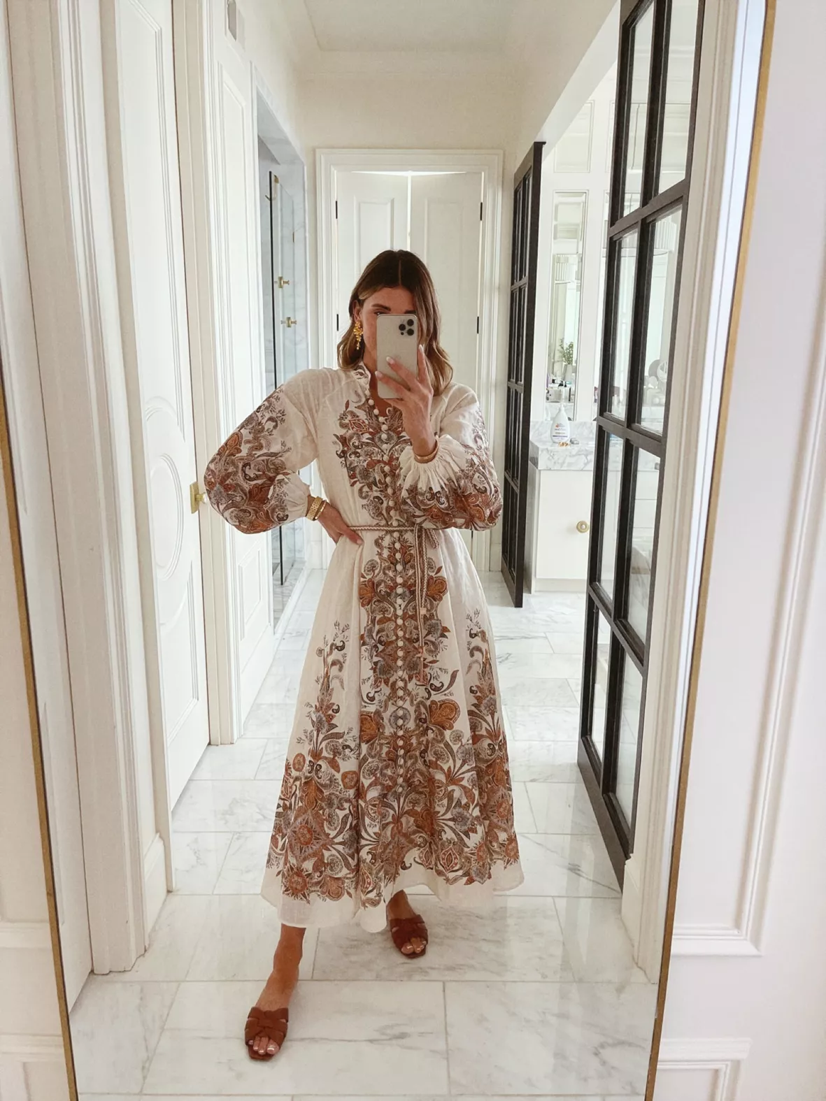 Devi paisley linen maxi dress curated on LTK