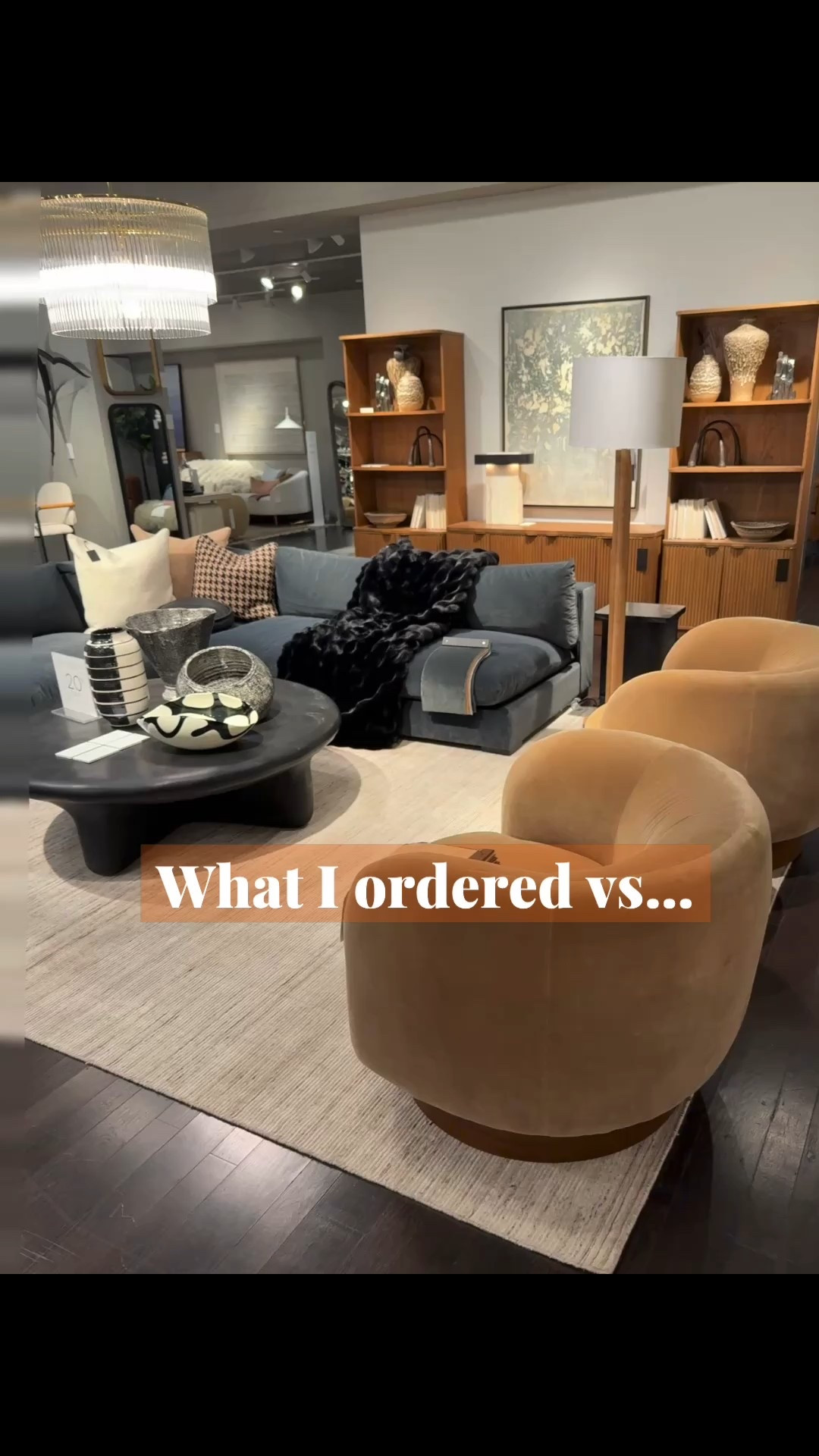 What I ordered vs. what I got 👀 Couch = PERFECT 10/10 🙌 Chair = Hard as a rock 4/10 😬
 (sent them  BACK!) 

Love this couch!! So comfy 
It’s the 4 piece DESEO 
in Sintra Shark


#LTKFamily #LTKHome