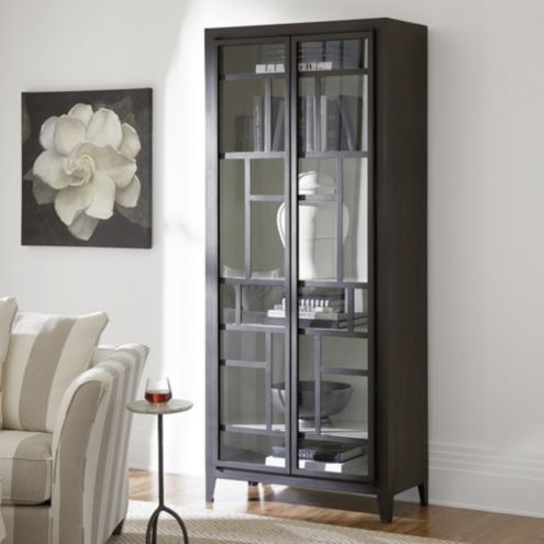 Blake Glass Door Storage Cabinet | Ballard Designs, Inc.