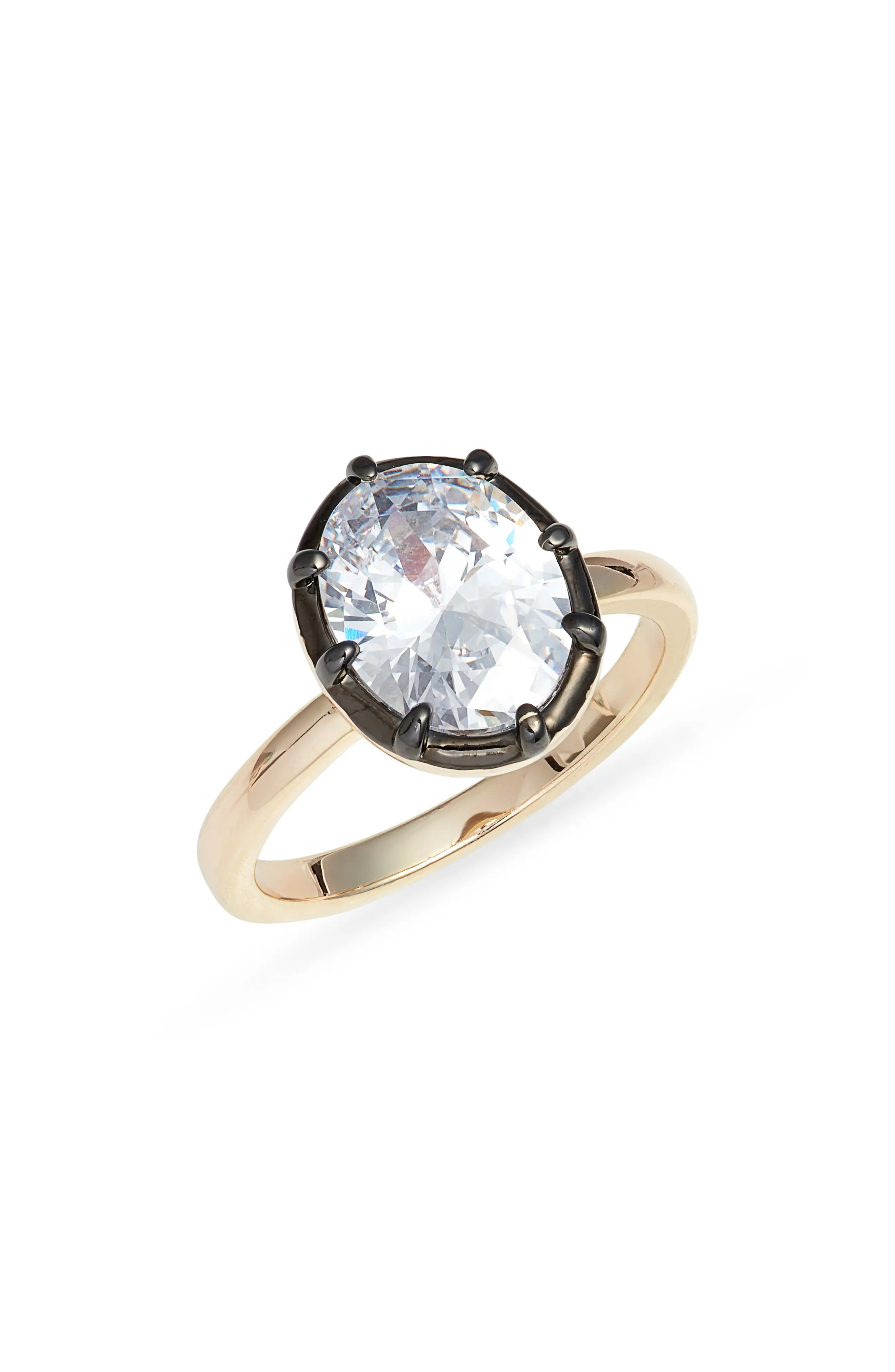 Georgian Oval Cubic Zirconia Cocktail Ring (Women) | Nordstrom | Nordstrom
