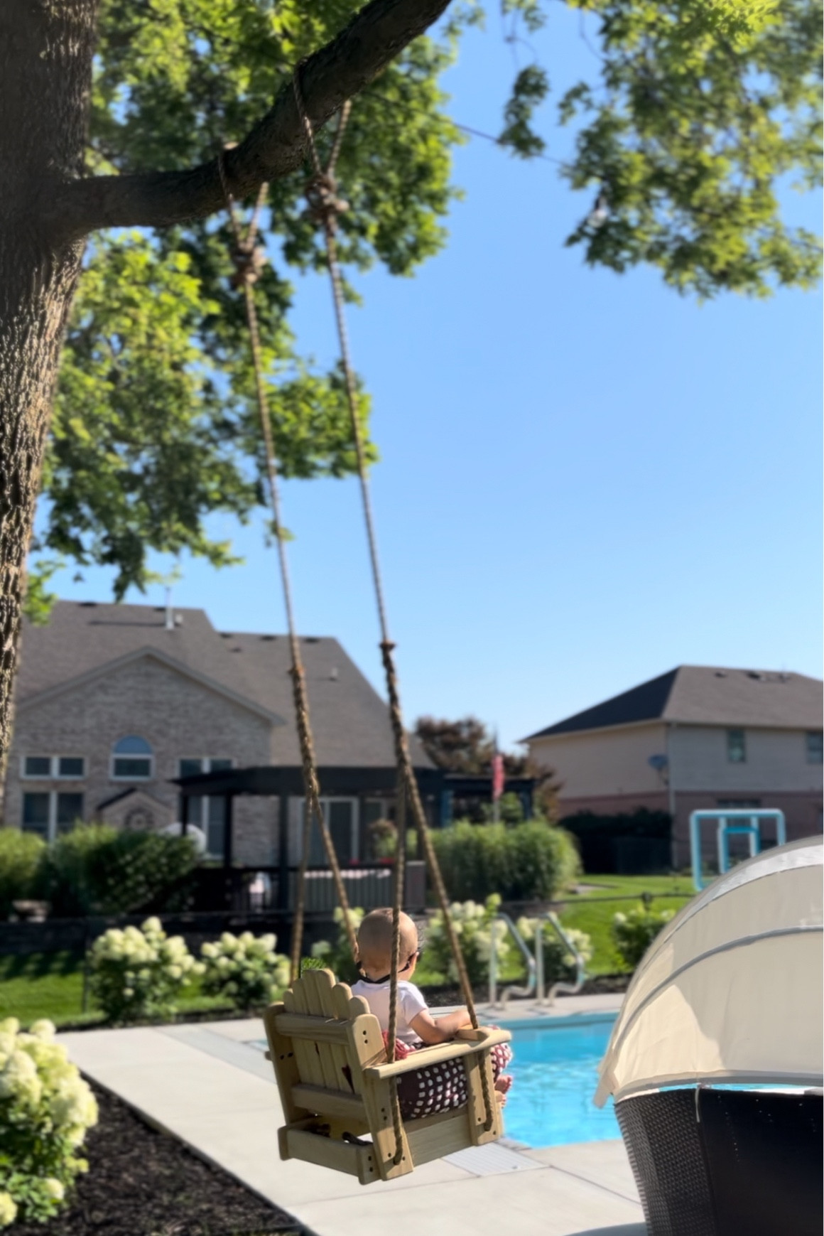 The most beautiful backyard swing ♥️

#LTKKids #LTKHome #LTKBaby