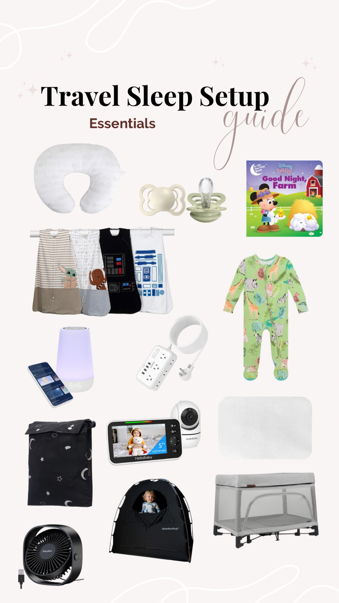 Baby Travel Sleep Setup Essentials 