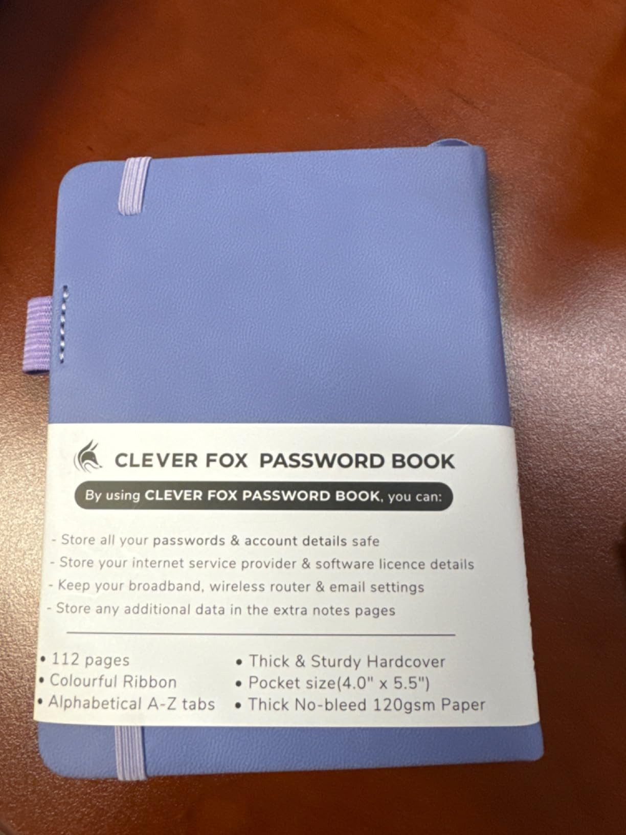 Clever Fox Password Book with alphabetical tabs. Internet Address Organizer Logbook. Medium Passw... | Amazon (US)